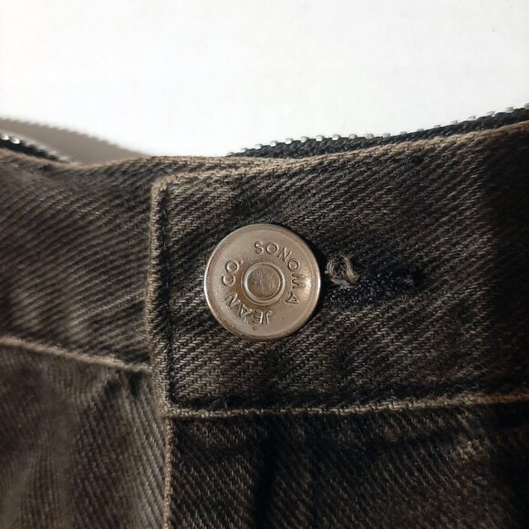 handmade shoulder bag purse made from black jeans chrome studs unique super cute - Picture 3 of 11